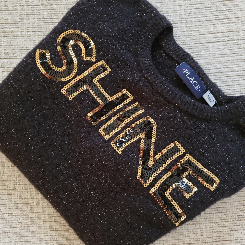 CHILDREN'S PLACE •  SHINE Sequin Sweater